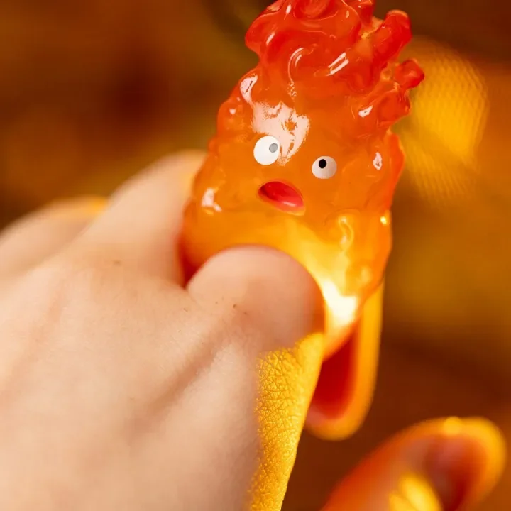 Howl’s Moving Castle Blind Box Ring Calcifer - 1 Unidade Aleatória